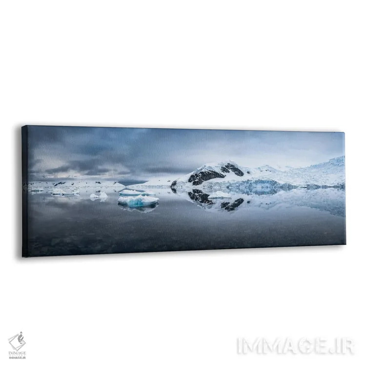تابلو Antarctic Peninsula, Antarctica,پانورامای چشمانداز یخی، شبهجزیره جنوبگان، جنوبگان (قطب جنوب) اثر یان بکه - نمای پرسپکتیو محصول