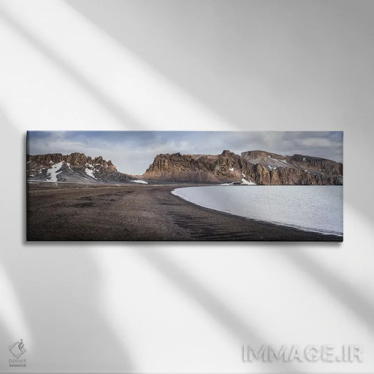 تابلو South Shetland Islands,پانورامای جزیره دیسپشن، جزایر شتلند جنوبی اثر یان بکه - نمای روبهرو روی دیوار