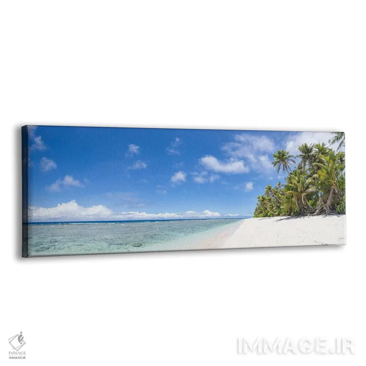 تابلو Us Territory,پانورامای ساحل استوایی در گوام، قلمرو ایالات متحده اثر یان بکه - نمای پرسپکتیو محصول
