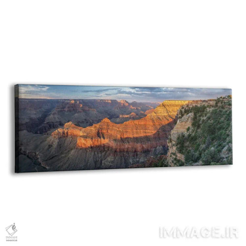 تابلو Grand Canyon South Rim, Arizona, USA,پانورامای غروب آفتاب در نقطه ماتر، لبه جنوبی گرند کنیون، آریزونا، ایالات متحده اثر یان بکه - نمای پرسپکتیو محصول