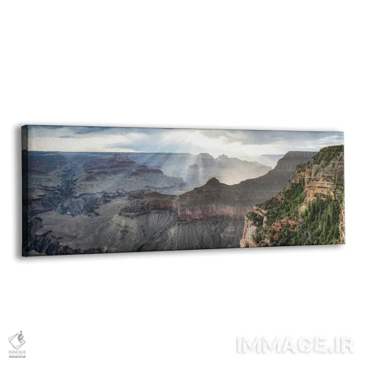 تابلو Grand Canyon South Rim, Arizona, USA,پانورامای طلوع آفتاب در نقطه ماتر، لبه جنوبی گرند کنیون، آریزونا، ایالات متحده اثر یان بکه - نمای پرسپکتیو محصول