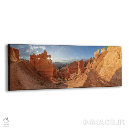 تابلو Utah, USA,پانورامای طلوع آفتاب در بریس کنیون، یوتا، ایالات متحده اثر یان بکه - نمای پرسپکتیو محصول