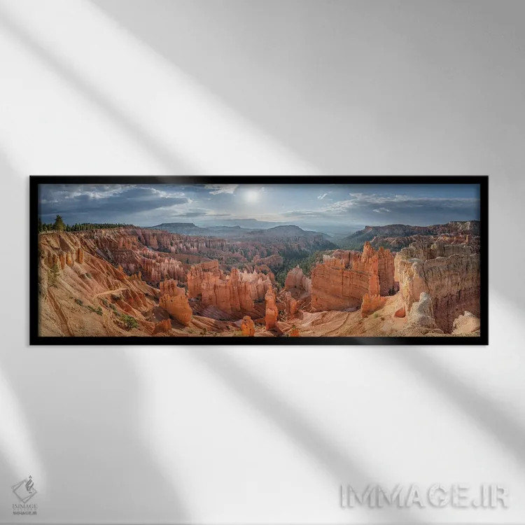 تابلو Utah, USA,پارک ملی بریس کنیون در تابستان، یوتا، ایالات متحده اثر یان بکه - نمای قابدار مشکی