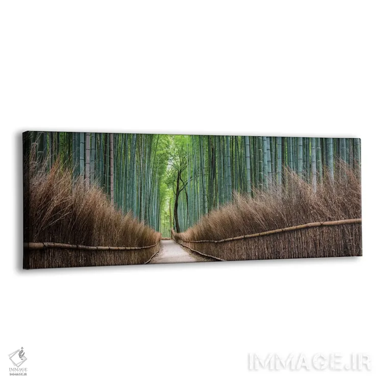 تابلو جنگل بامبوی آراشییاما اثر یان بکه - نمای پرسپکتیو محصول