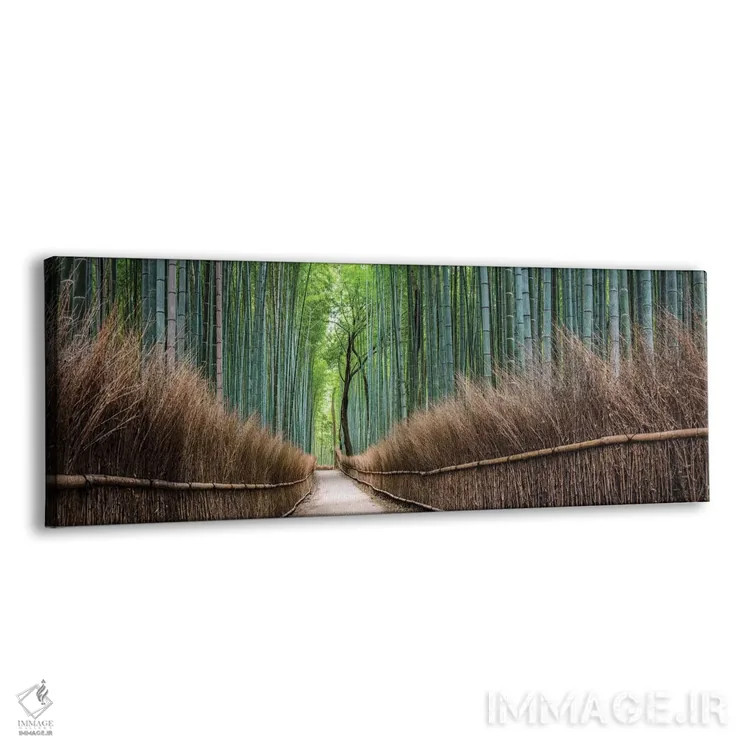 تابلو جنگل بامبوی آراشییاما اثر یان بکه - نمای پرسپکتیو محصول