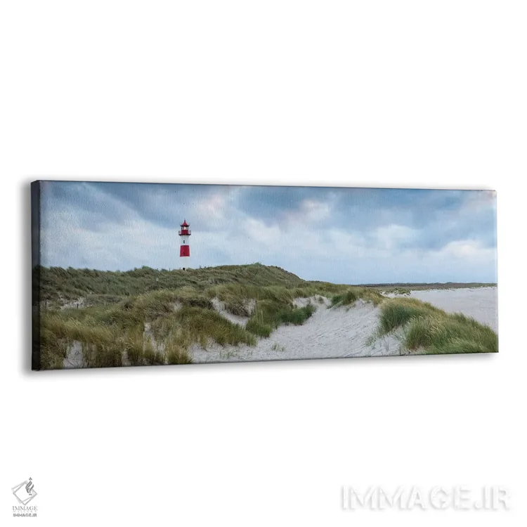 تابلو Sylt, Schleswig-Holstein, Germany,نمای پانورامای فانوس دریایی لیست اوست، زولت، ایالت شلسویگ-هولشتاین، آلمان اثر یان بکه - نمای پرسپکتیو محصول
