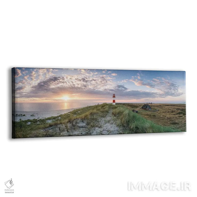 تابلو Sylt, Schleswig-Holstein, Germany,طلوع آفتاب در فانوس دریایی لیست اوست، زولت، ایالت شلسویگ-هولشتاین، آلمان اثر یان بکه - نمای پرسپکتیو محصول