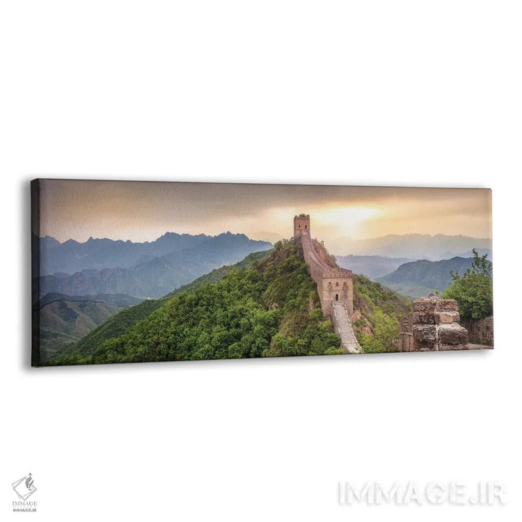 تابلو بخش جینشانلینگ از دیوار بزرگ چین اثر یان بکه - نمای پرسپکتیو محصول