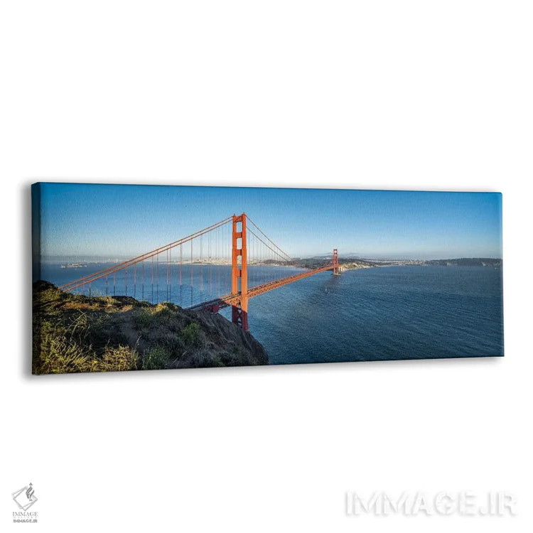 تابلو California, USA,پل گلدن گیت در سانفرانسیسکو، کالیفرنیا، ایالات متحده آمریکا اثر یان بکه - نمای پرسپکتیو محصول