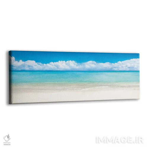 تابلو Bora Bora, French Polynesia,پانورامای ساحل، بورا بورا، پلینزی فرانسه اثر یان بکه - نمای پرسپکتیو محصول