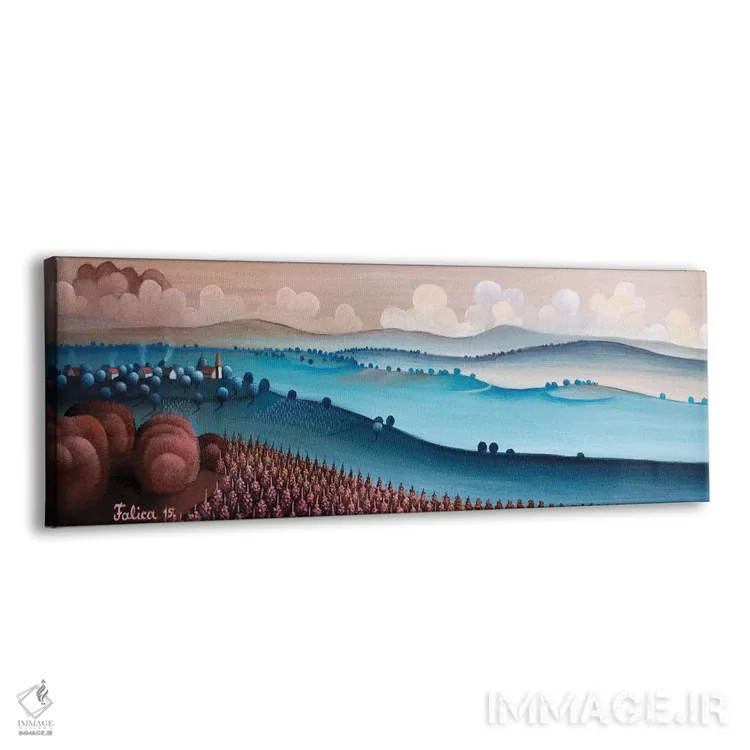 تابلو منظره گسترده اثر جوسیپ فالیچا - نمای پرسپکتیو محصول