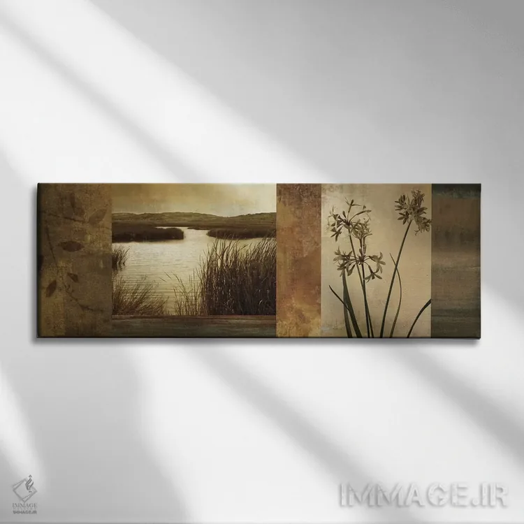 تابلو تالاب I اثر جان سبا - نمای روبهرو روی دیوار