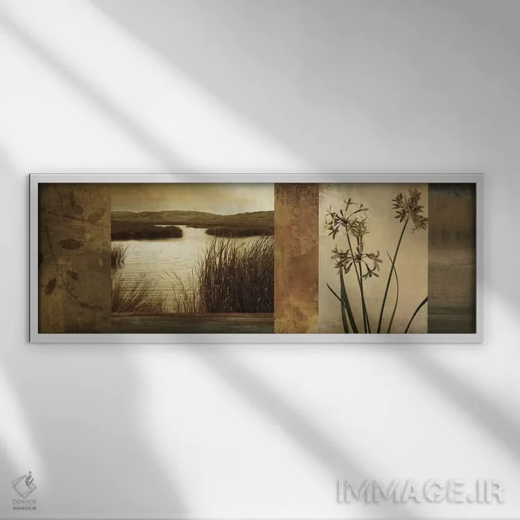 تابلو تالاب I اثر جان سبا - نمای قابدار سفید