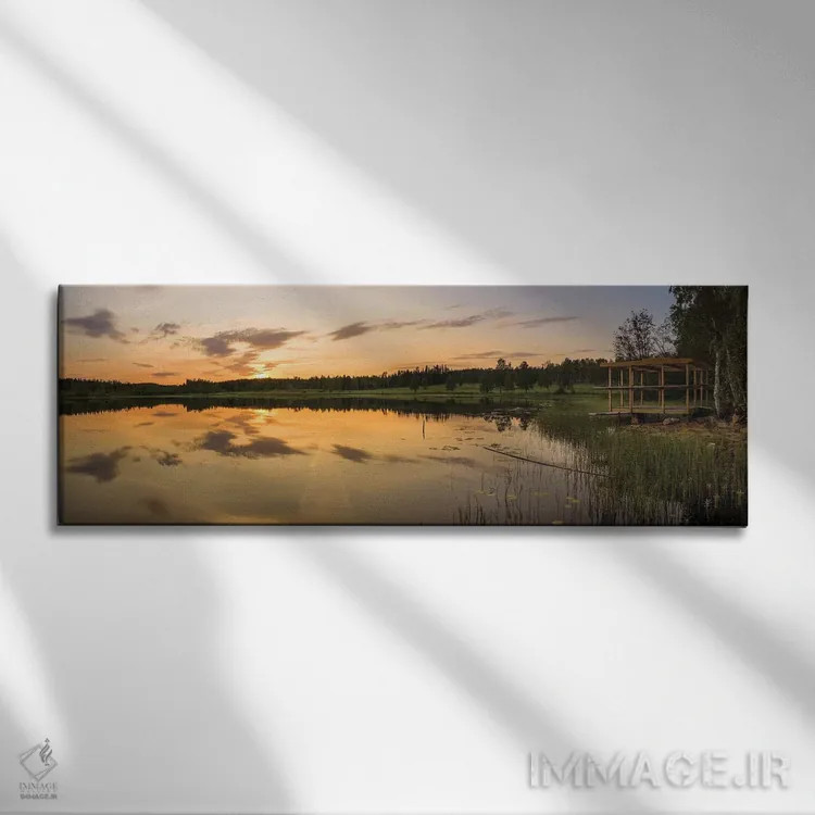 تابلو مه صبحگاهی اثر اندرز یورولف - نمای روبهرو روی دیوار