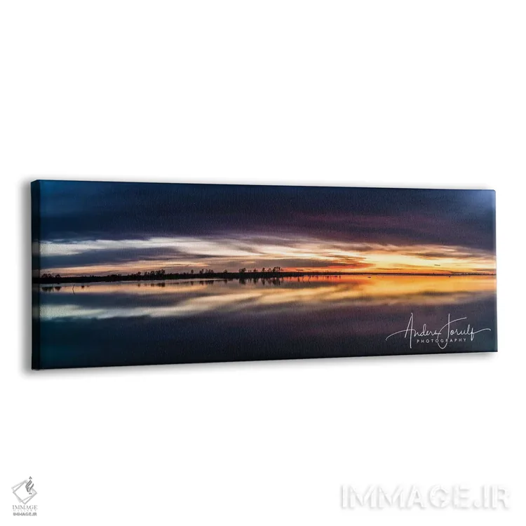 تابلو رویای غروب اثر اندرز یورولف - نمای پرسپکتیو محصول