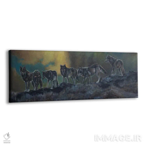 تابلو گلهٔ لبهٔ خطالرأس اثر یان پرلی - نمای پرسپکتیو محصول