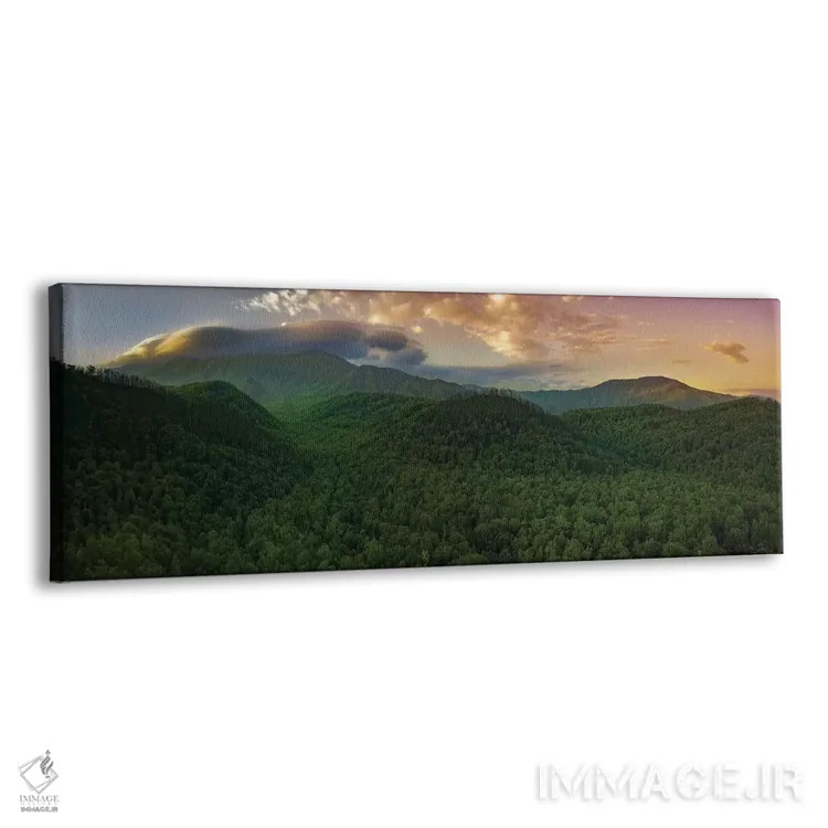 تابلو طوفان بر فراز اسموکیز اثر عکاسی جاناتان راس - نمای پرسپکتیو محصول