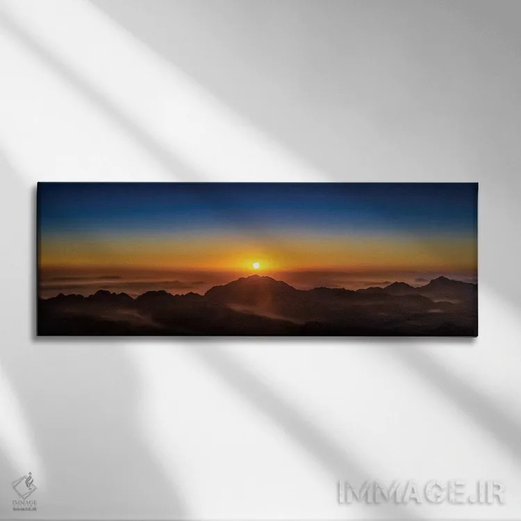 تابلو طلوع آمریکایی اثر عکاسی جاناتان راس - نمای روبهرو روی دیوار