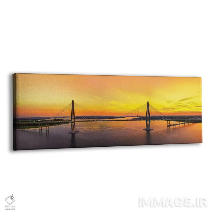 تابلو پل زدن بر فراز بندرگاه اثر عکاسی جاناتان راس - نمای پرسپکتیو محصول