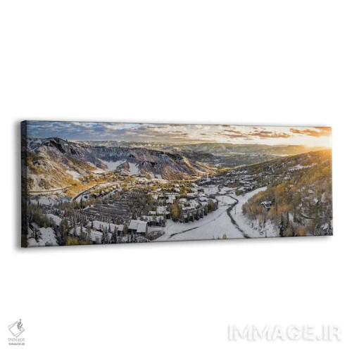 تابلو نگاهی برفی اثر عکاسی جاناتان راس - نمای پرسپکتیو محصول