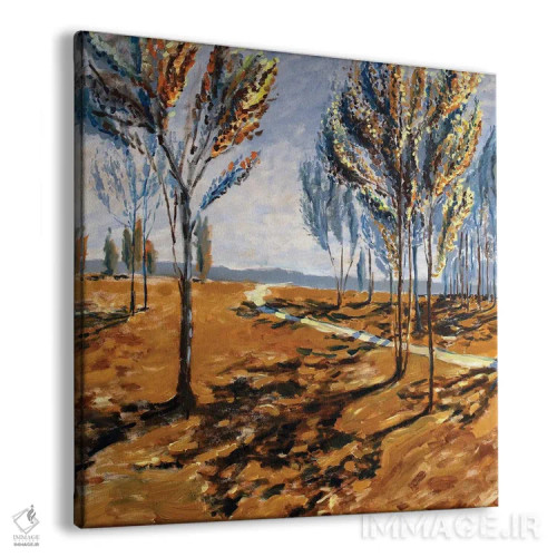 تابلو درختان در حال نیایش اثر الکساندر واشاکمدزه - نمای پرسپکتیو محصول