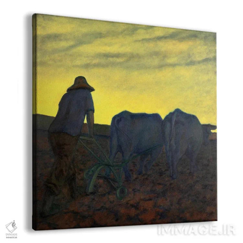 تابلو کارگر فریبخورده اثر الکساندر واشاکمدزه - نمای پرسپکتیو محصول