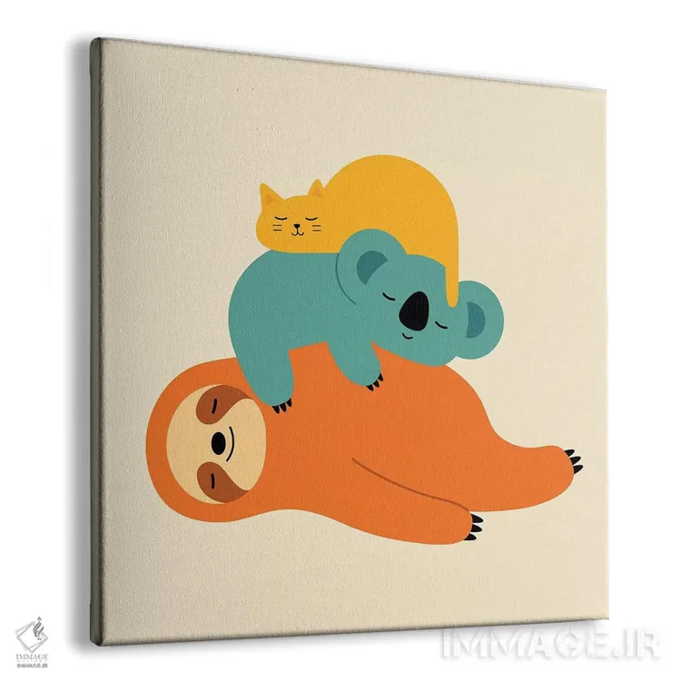 تابلو تنبلی کردن اثر اندی وستفِیس - نمای پرسپکتیو محصول