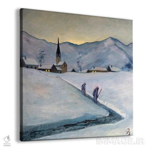 تابلو پژواک یخزده اثر الکساندر واشاکمدزه - نمای پرسپکتیو محصول