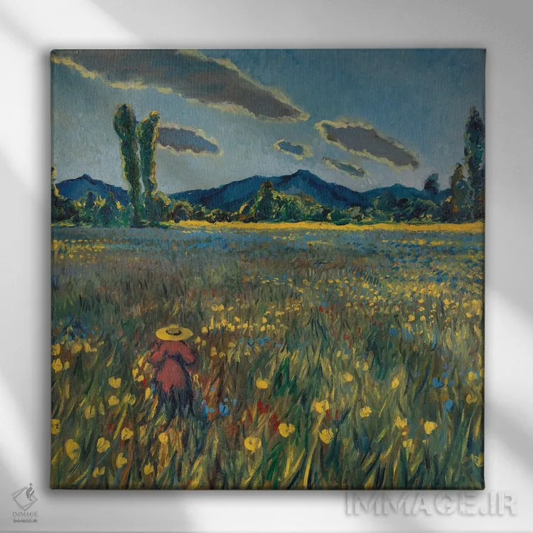 تابلو باشکوه اثر الکساندر واشاکمدزه - نمای روبهرو روی دیوار