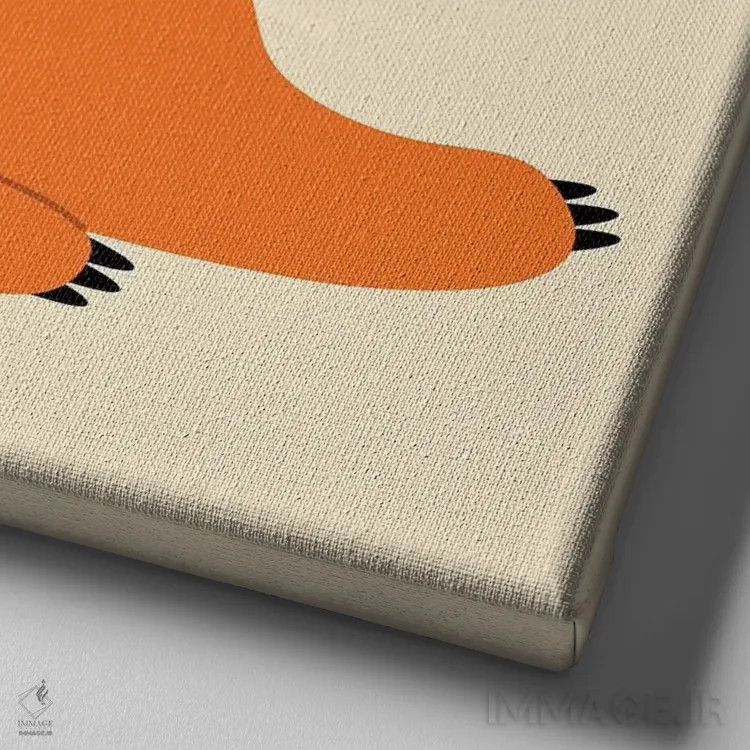 تابلو تنبلی کردن اثر اندی وستفِیس - نمای نزدیک بافت بوم