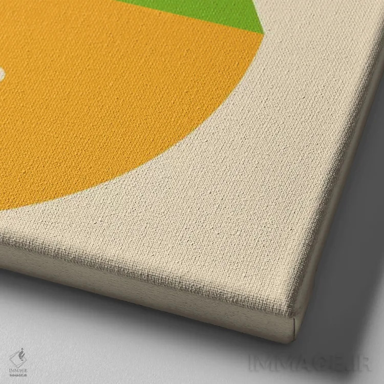 تابلو سلام اثر اندی وستفِیس - نمای نزدیک بافت بوم