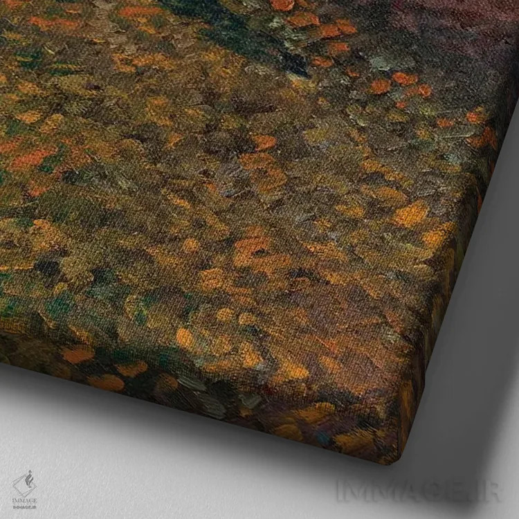 تابلو کش دادن زمان اثر الکساندر واشاکمدزه - نمای نزدیک بافت بوم