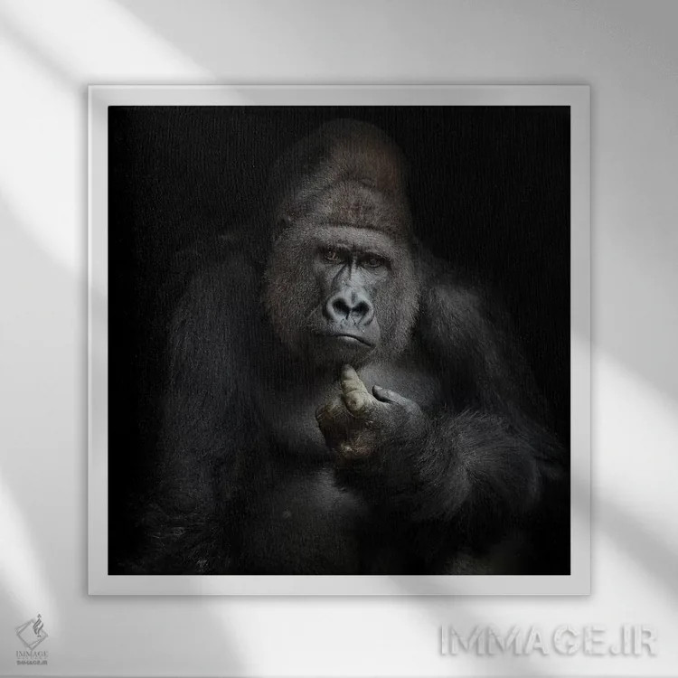 تابلو به نظر من (اصطلاح اینترنتی) اثر آنتیه ونه-براون - نمای قابدار سفید