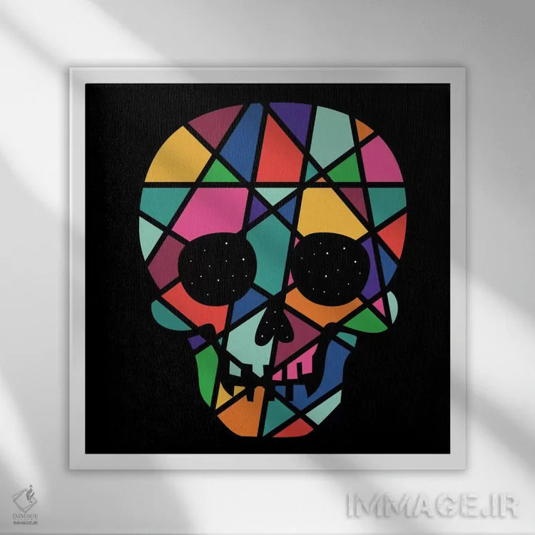 تابلو ایمان اثر اندی وستفِیس - نمای قابدار سفید