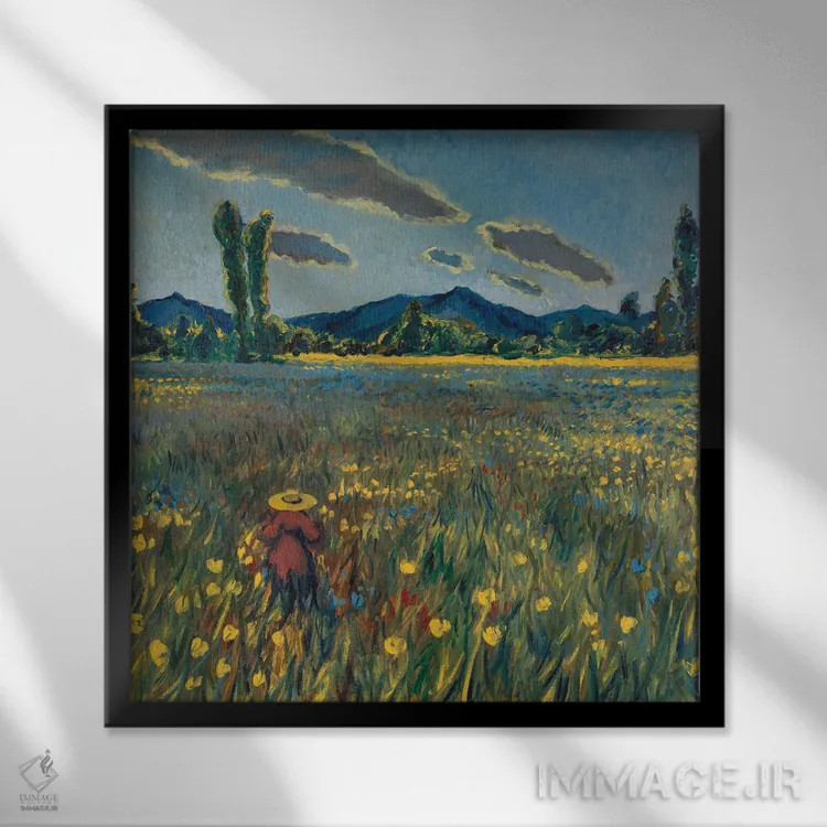 تابلو باشکوه اثر الکساندر واشاکمدزه - نمای قابدار مشکی