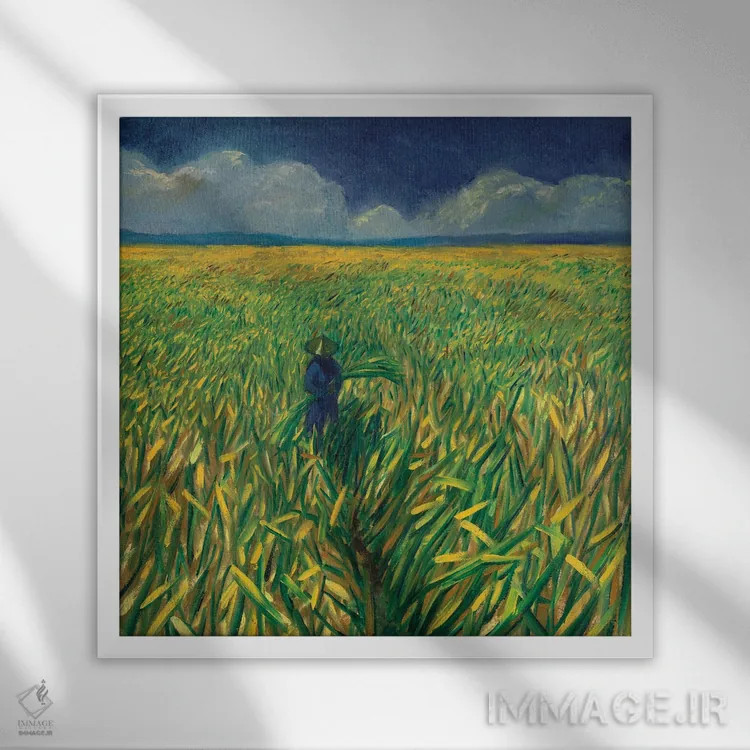 تابلو عمق میدان (اصطلاح عکاسی) اثر الکساندر واشاکمدزه - نمای قابدار سفید