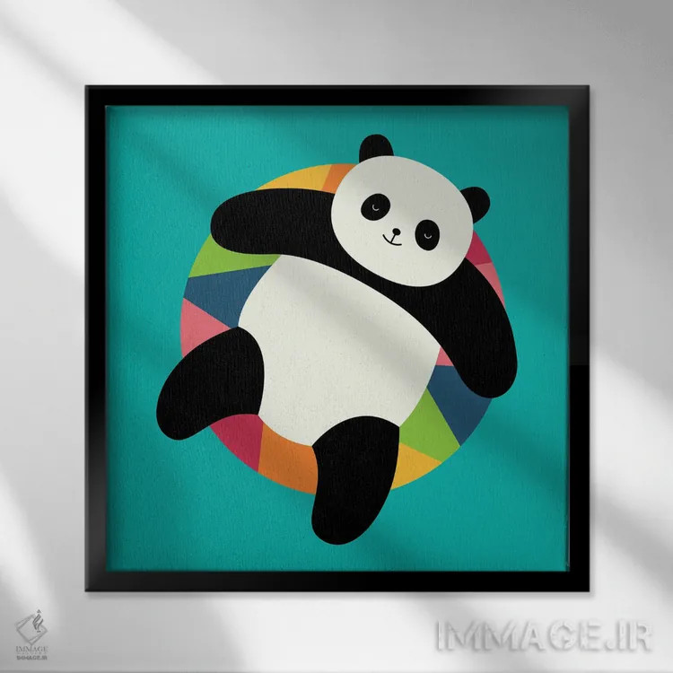 تابلو ریلکس اثر اندی وستفِیس - نمای قابدار مشکی