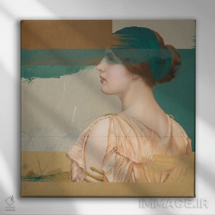 تابلو آتالانتا اثر آنیا ولفینگ - نمای روبهرو روی دیوار