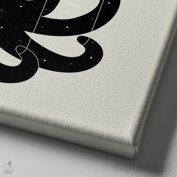 تابلو رویاهای بلند اثر اندی وستفِیس - نمای نزدیک بافت بوم