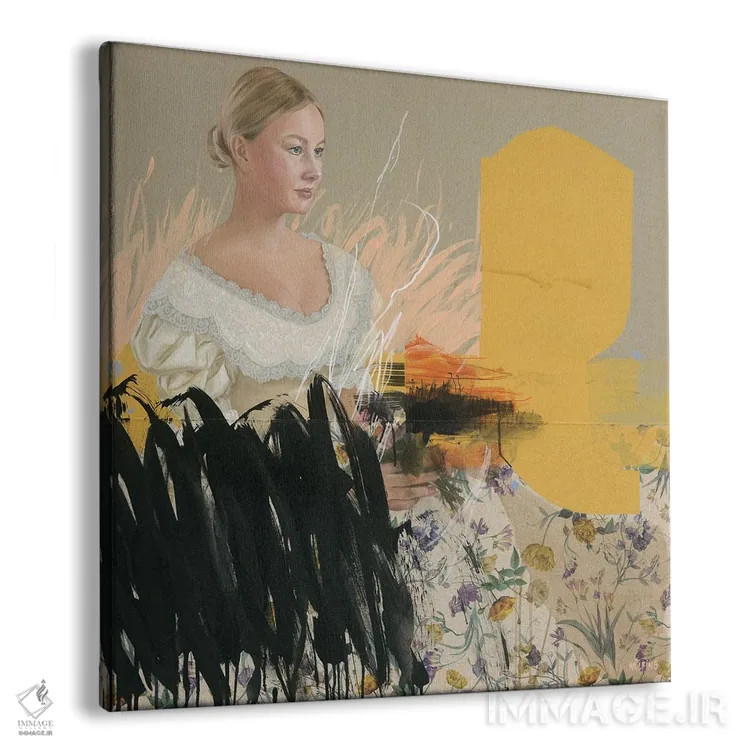 تابلو دوشیزه آفتاب اثر آنیا ولفینگ - نمای پرسپکتیو محصول