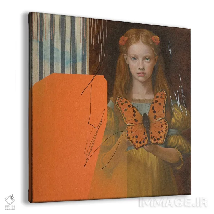 تابلو دختر کوچولو اثر آنیا ولفینگ - نمای پرسپکتیو محصول