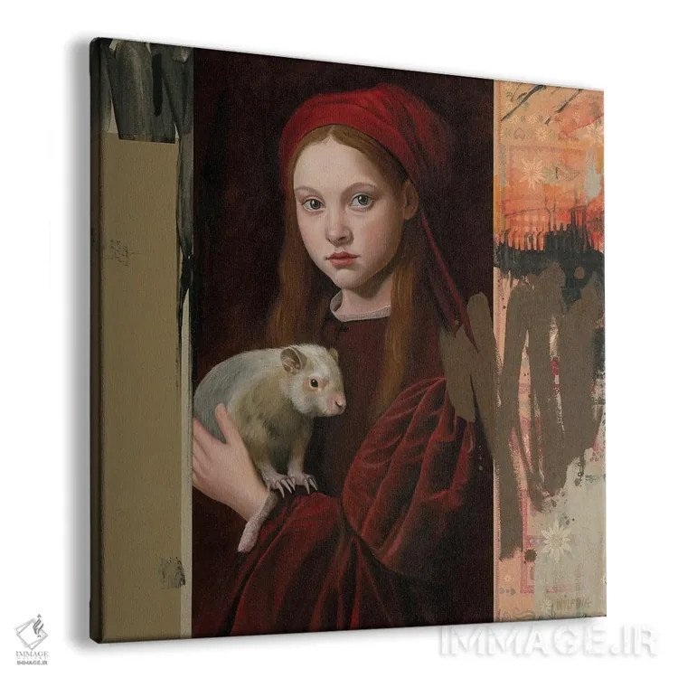 تابلو آن چیزی از حیاط پشتی اثر آنیا ولفینگ - نمای پرسپکتیو محصول