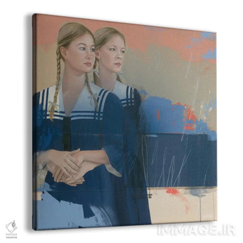 تابلو فرانزی و فریدا اثر آنیا ولفینگ - نمای پرسپکتیو محصول