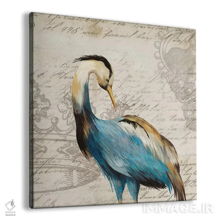 تابلو حواصیل I اثر ایمی ویلسون - نمای پرسپکتیو محصول