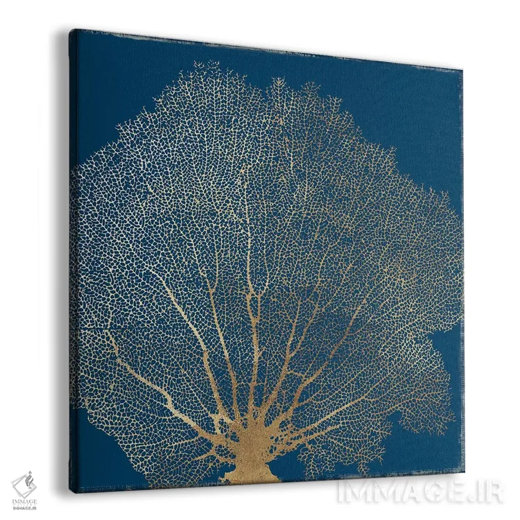 تابلو مرجان طلایی III اثر ایمی ویلسون - نمای پرسپکتیو محصول