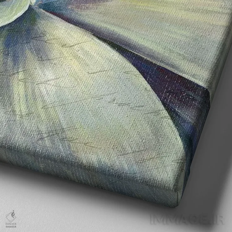 تابلو گیاه گوشتی II (ساکولنت) اثر ایمی ویلسون - نمای نزدیک بافت بوم