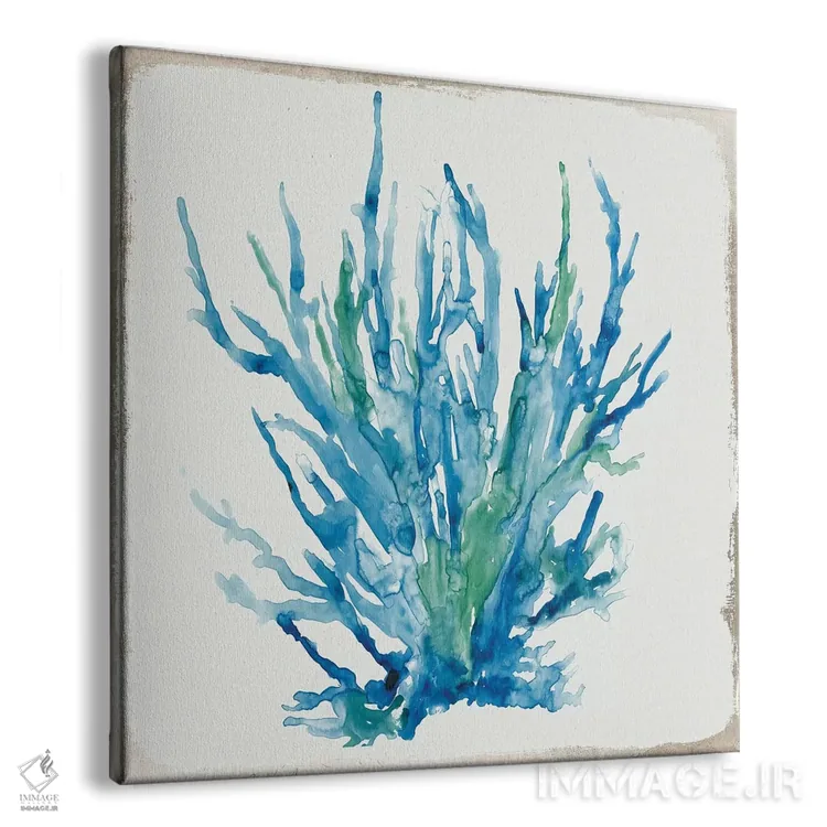 تابلو مرجان آبی IV اثر ایمی ویلسون - نمای پرسپکتیو محصول