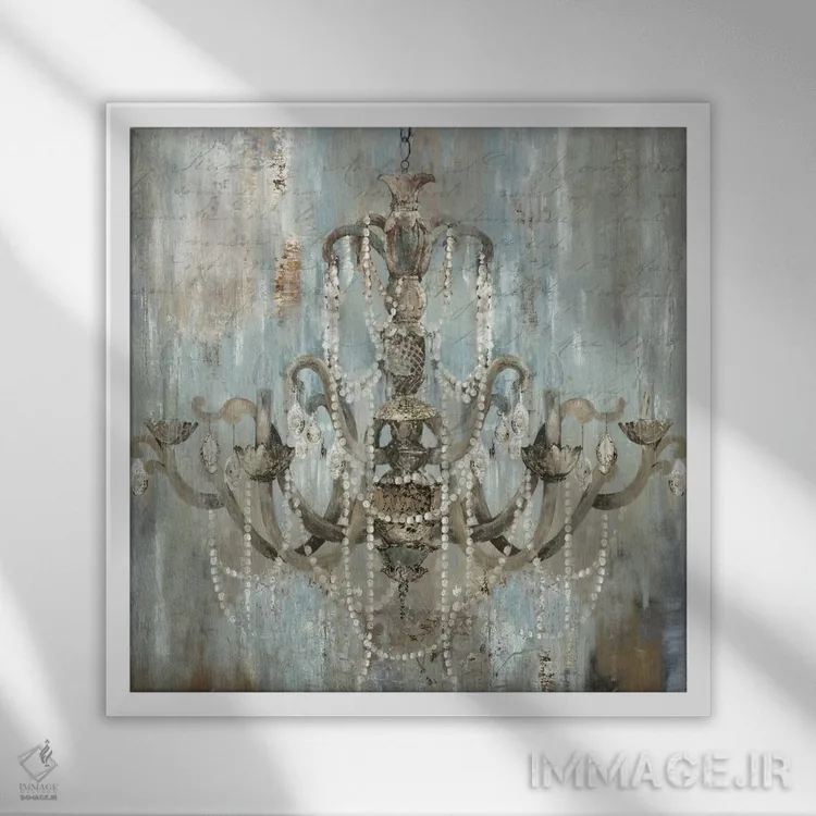 تابلو بیزمان اثر ایمی ویلسون - نمای قابدار سفید