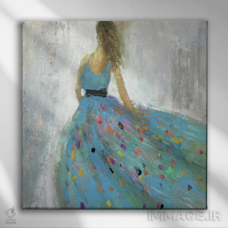 تابلو زیبایی در باد اثر ایمی ویلسون - نمای روبهرو روی دیوار