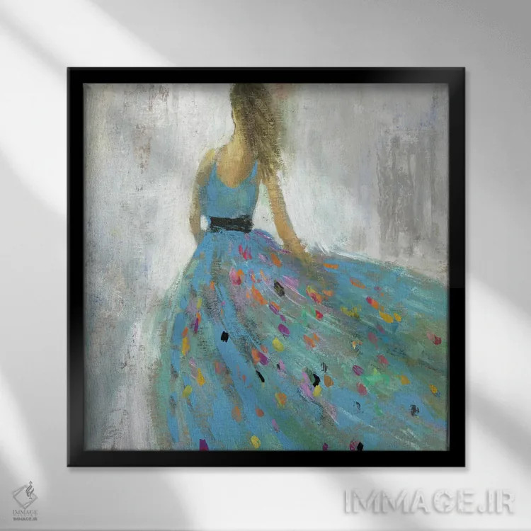تابلو زیبایی در باد اثر ایمی ویلسون - نمای قابدار مشکی